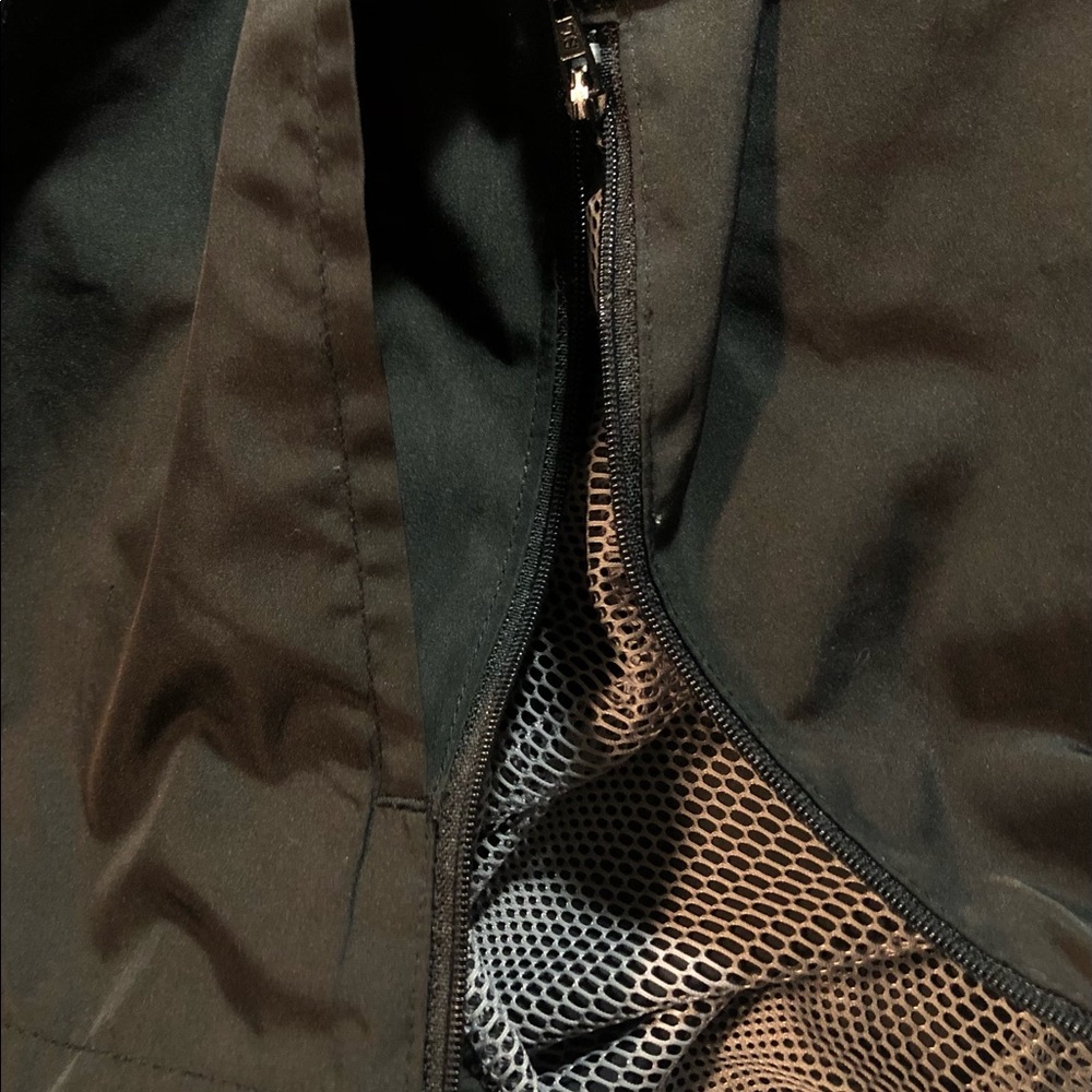 Vintage Reebok Windbreaker Jacket Black Mens 2XL Pullover Pockets 1/4 Zip - Picture 6 of 7